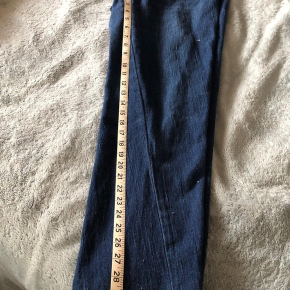 Jordache Women's Straight Leg Jeans in Dark Blue Denim - Picture 7 of 8